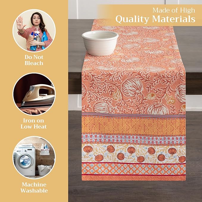 Maison d' Hermine Table Runner 100% Cotton Single Layer Table Runners 108 - Image 3