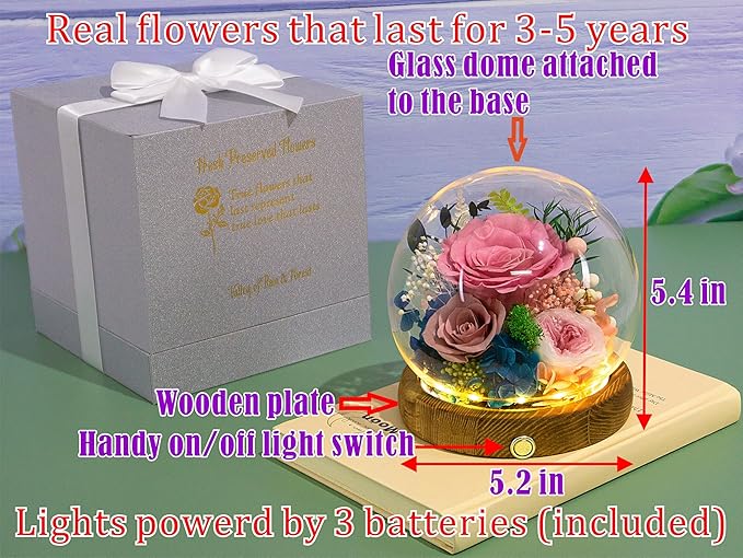 Valley of Rain & Forest Long-Lasting Real Flowers, Unique Floral Gift - Image 2