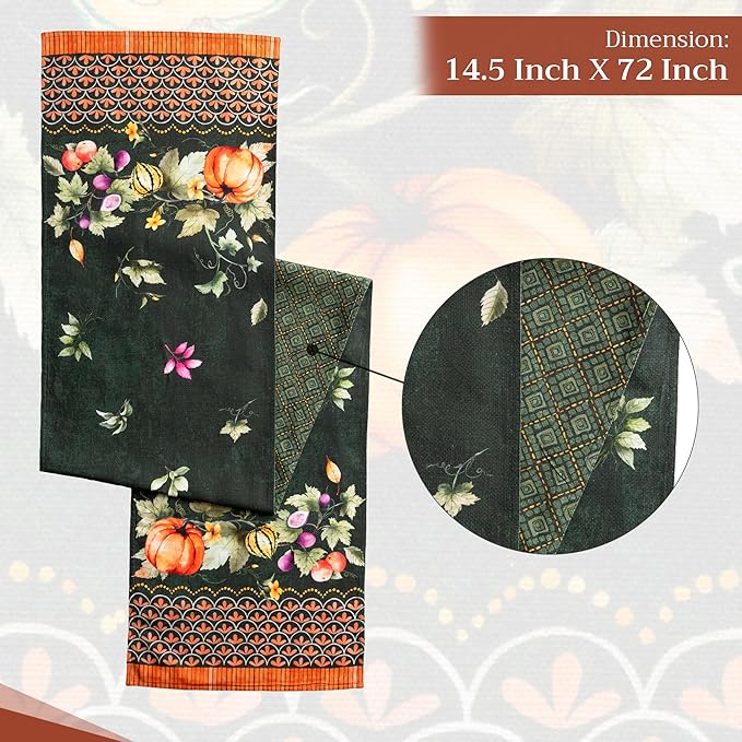 Maison d' Hermine Table runner 100% Cotton Double Layer Table Runners 72 inches - Image 4
