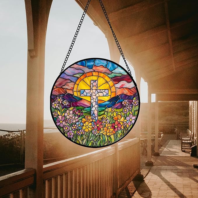Stained Glass Window Hanging - Image 5