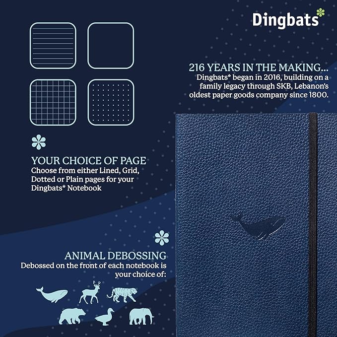 Dingbats A5 Wildlife Dotted Notebook Journal - Image 2