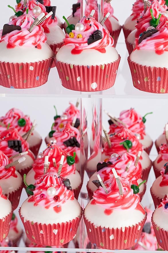 YestBuy 4 Tier Acrylic Cupcake Stand - Image 7