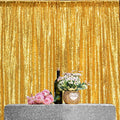 JYFLZQ Gold Sequin Backdrop Curtains 6ft x 8ft 1 Panel Glitter Photo Booth by JYFLZQ