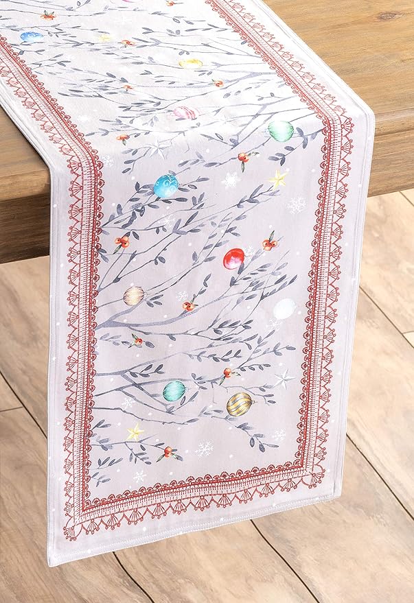 Maison d' Hermine Table Runner 100% Cotton Double Layer Table Runners 108 - Image 7