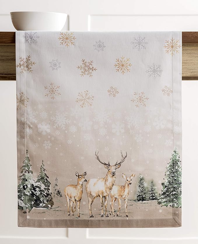 Maison d' Hermine Table Runner 100% Cotton Single Layer Table Runners 90 inches - Image 8