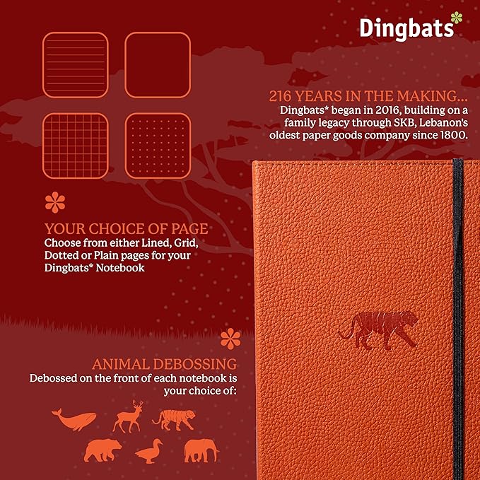 Dingbats* Wildlife Dotted Writing Journal Notebook A5 - Image 2