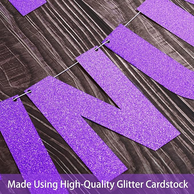 TaoBary 112 Pcs DIY Letter Kit Glitter Customizable Banner Letters Include 107 - Image 4