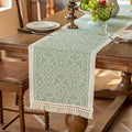 Table Runners 83 Inches, Waterproof Boho Table Runner by UWWGKK