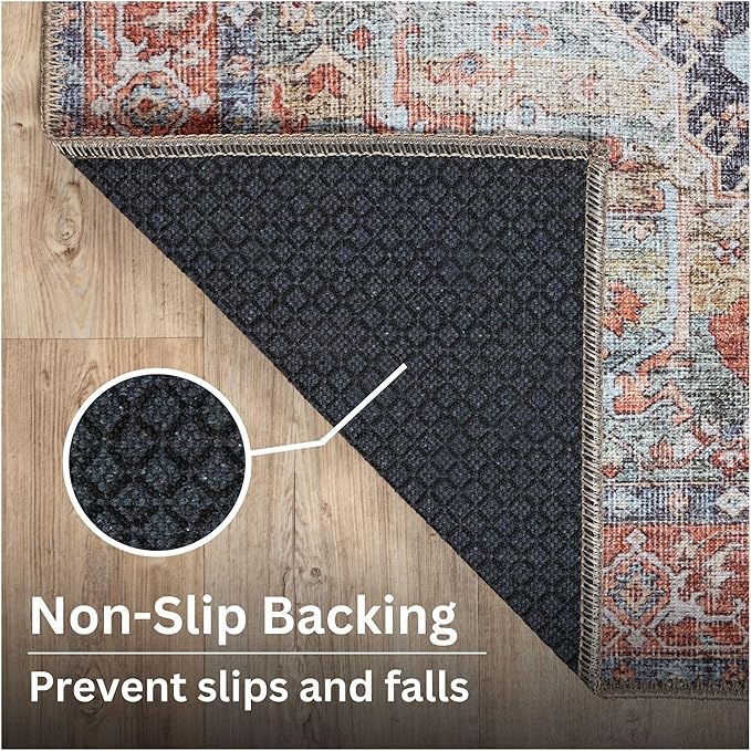 Bloom Rugs Washable Non-Slip 4' x 6' Rug - Image 8