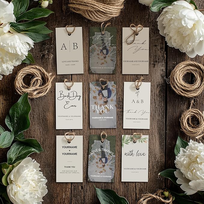 Custom Gift Tags for Wedding Favors - Image 3
