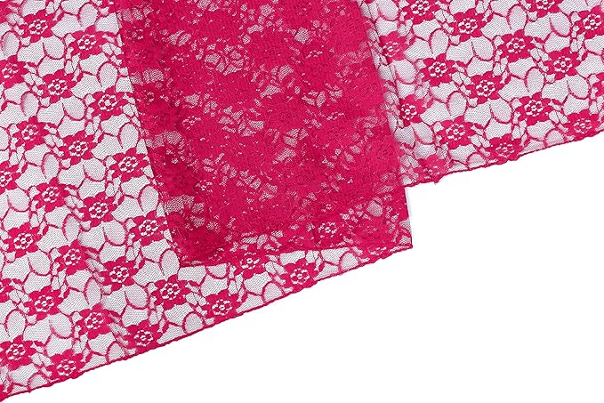 MDS Pack of 5 Wedding 12 x 108 inches Lace Table Runner - Image 5