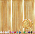 Gold Backdrop Curtain for Parties by QueenDream