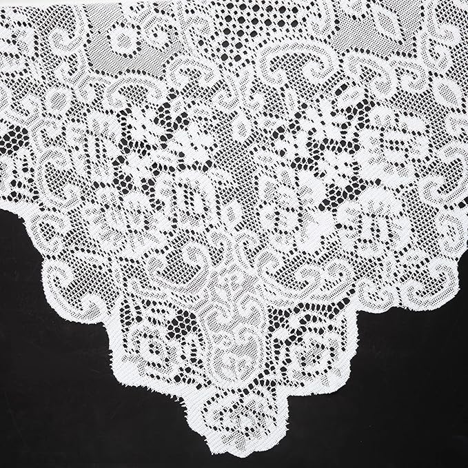 Juvale Rectangular Lace Tablecloth - Image 8