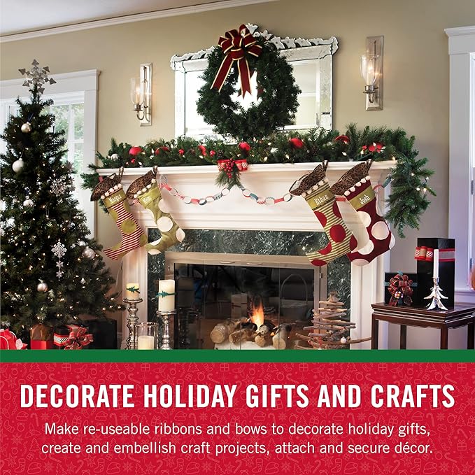 VELCRO Brand Holiday Garland Ties or Cable Straps | Hang Garlands, Lights or - Image 6