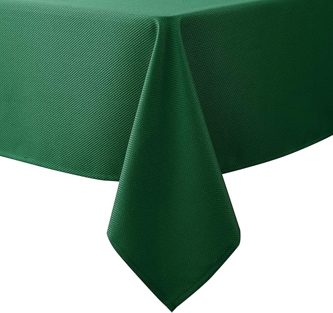 Biscaynebay Textured Fabric Christmas Tablecloths 70x108 Inches Rectangular by Biscaynebay