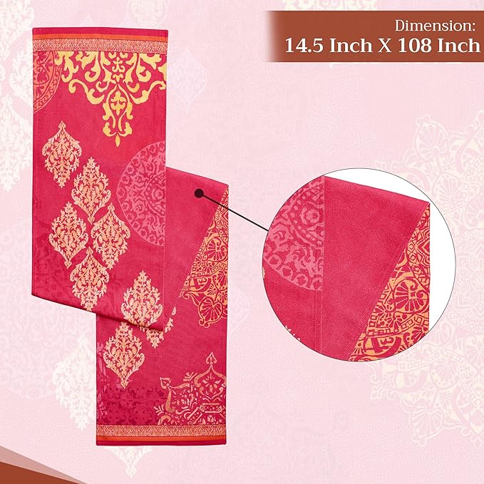 Maison d' Hermine Table Runner 100% Cotton Double Layer Table Runners 108 - Image 4