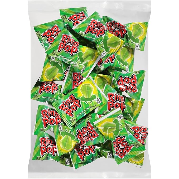 Ring Pop Green Halloween Candy Lollipops, 30Ct Bulk Candy Individually Wrapped - Image 6