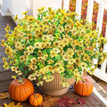HyeFlora Artificial Fall Flowers Faux Mums by HyeFloraartificialflowers