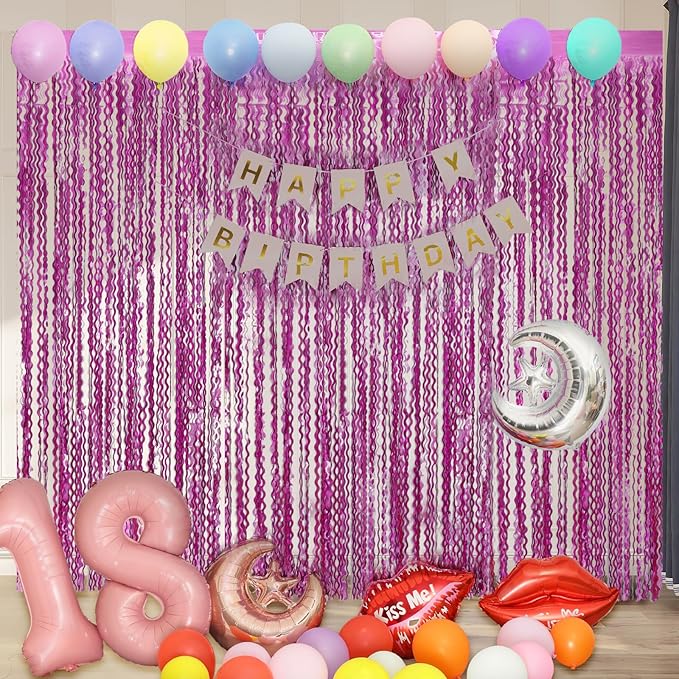 Purple Foil Curtains - Image 5