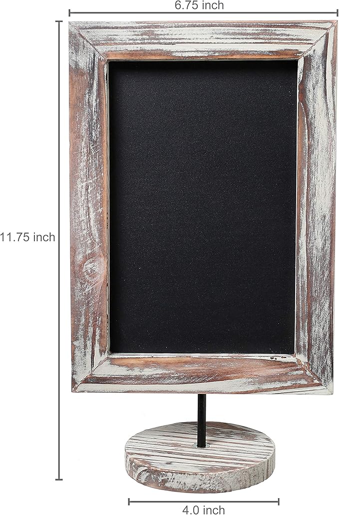 MyGift Set of 3 Tabletop Chalkboard Sign - Image 3