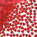 Red Love Heart Table Confetti by WHITEEN+POP