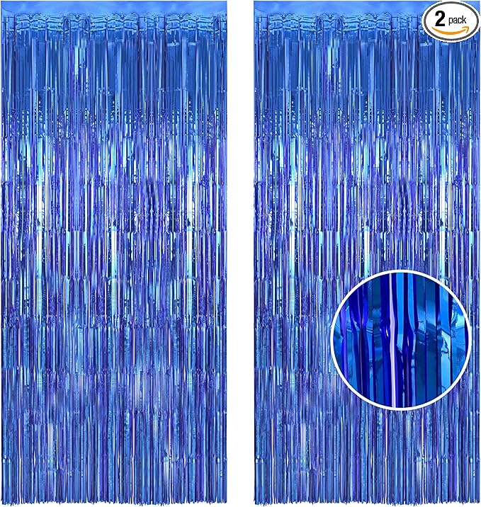 BRAVESHINE Foil Fringe Curtains by BRAVESHINE