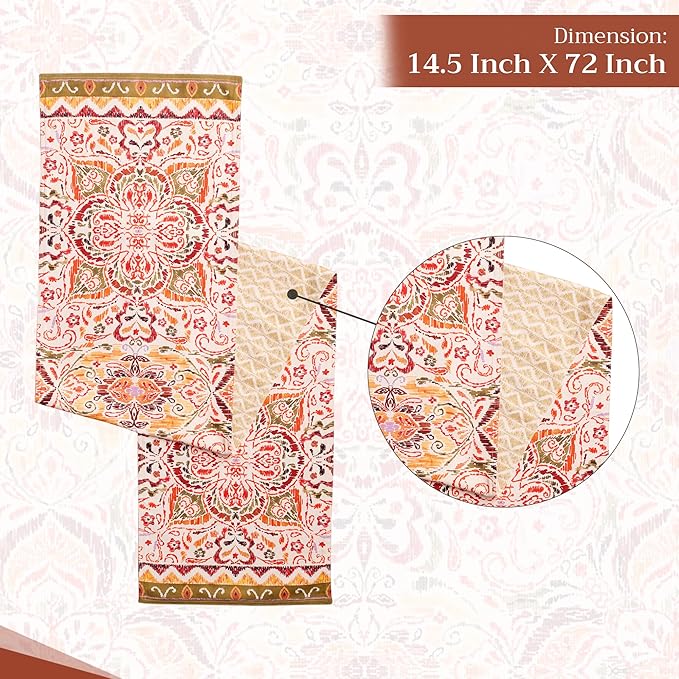 Maison d' Hermine Table Runner 100% Cotton Double Layer Table Runners 72 inches - Image 4