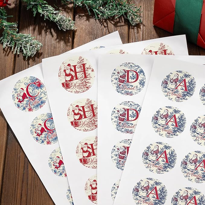30pcs Personalized Christmas Stickers - Image 2