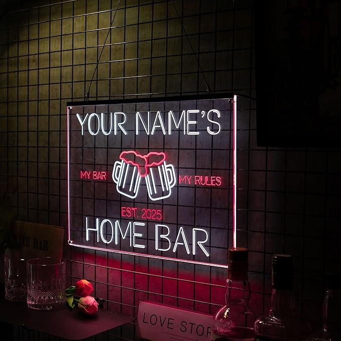 Personalized My bar my rule Signs - Image 3