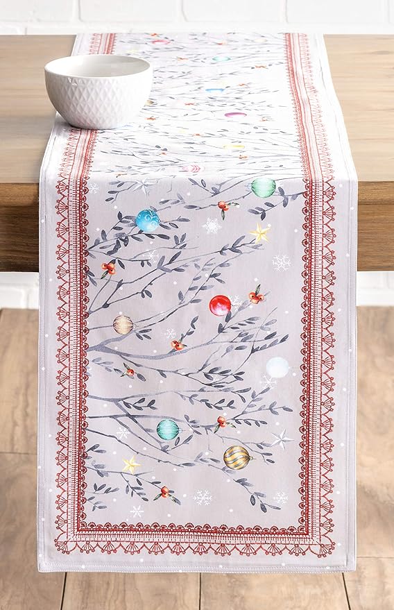 Maison d' Hermine Table Runner 100% Cotton Double Layer Table Runners 108 - Image 9