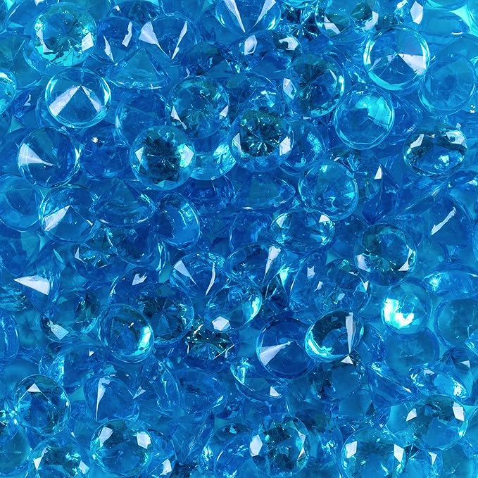 Super Z Outlet Acrylic Color Faux Round Diamond Crystals Treasure Gems - Image 4