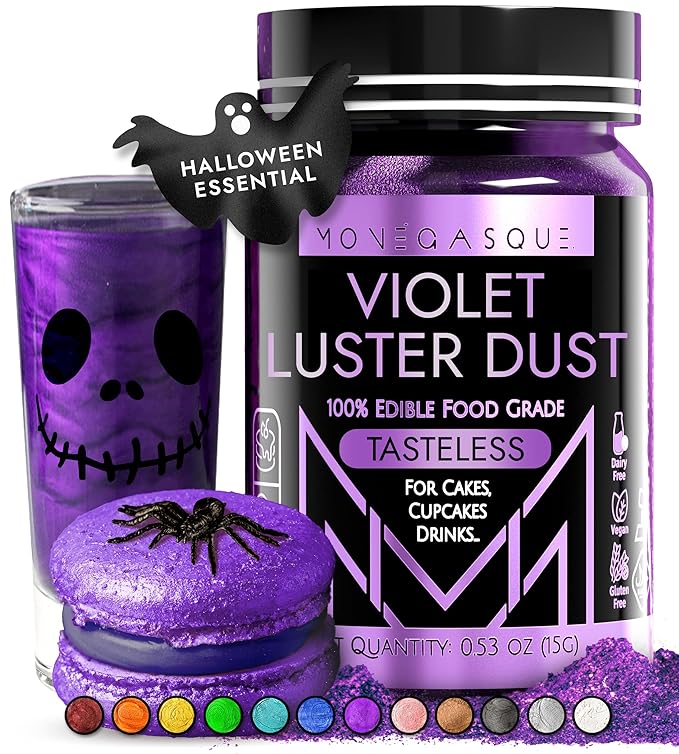 MONÉGASQUE Purple Edible Glitter by MON%C3%89GASQUE