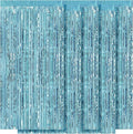 5 Pack Blue Fringe Backdrop 3.2ft x 8.2ft Foil Curtain Tinsel Foil Fringe by Ohiyoo