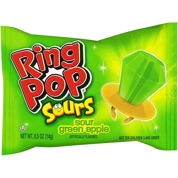 Ring Pop Sour Halloween Candy Lollipops, 30 Ct Bulk Individually Wrapped in - Image 5