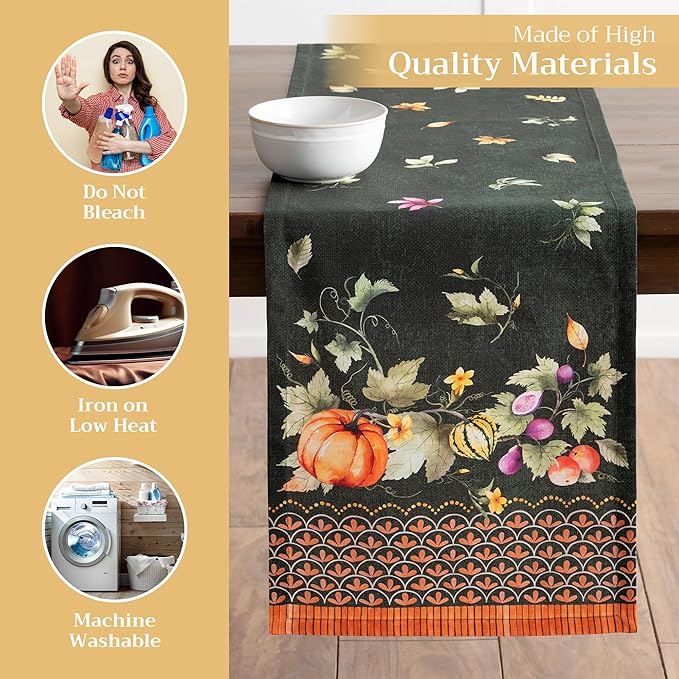 Maison d' Hermine Table runner 100% Cotton Single Layer Table Runners 72 inches - Image 3