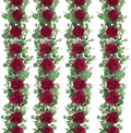 Dolicer 4Pcs 26Ft Artificial Eucalyptus Garlands by DolicerLANDSCAPEQ