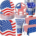 452 Pcs American Flag Party Supplies Veterans Day Decorations by Potchen