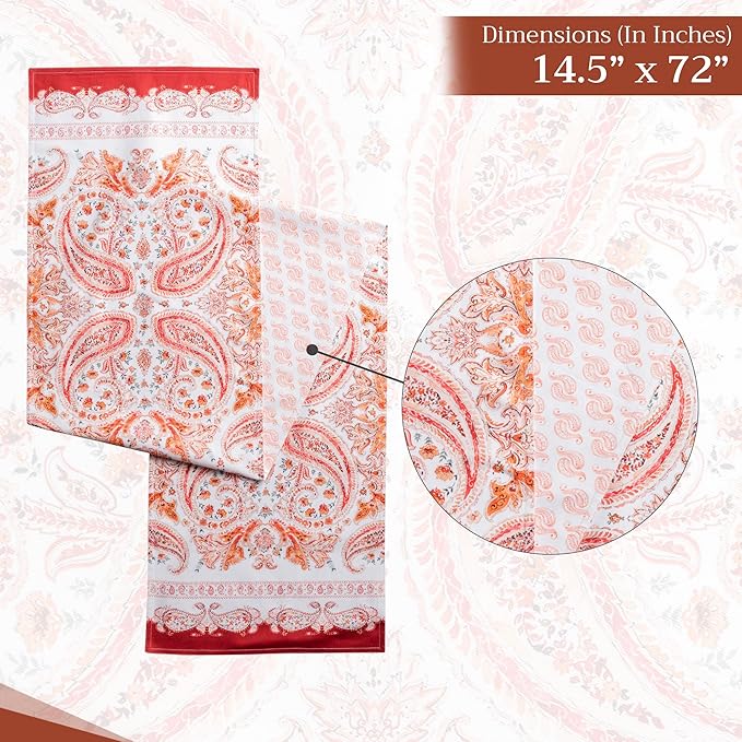 Maison d' Hermine Table Runner 100% Cotton Double Layer Table Runners 72 inches - Image 6