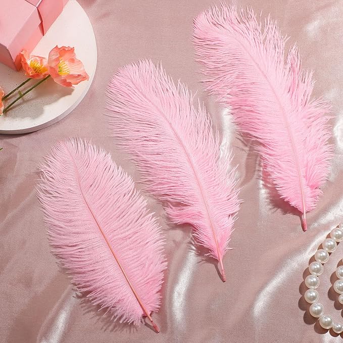 Maitys 90 Pcs Large Natural Ostrich Feathers Bulk 14-16 Inch 12-14 Inch 10-12 - Image 3