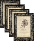 TKGYU 8x10 Picture Frame with Real Glass, 4 Pack Ornate Vintage Picture Frames by TKYGU