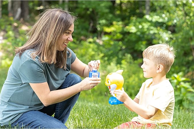 Little Kids Baby Shark NO Spill Musical Bubble Machine, Bubble Toy - Image 7