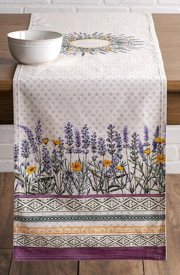 Maison d' Hermine Table Runner 100% Cotton Double Layer Table Runners 108 - Image 9