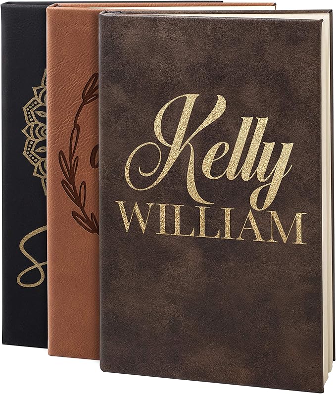 Personal Leather Journal Notebooks | 12 Design, 9 Color by Follow