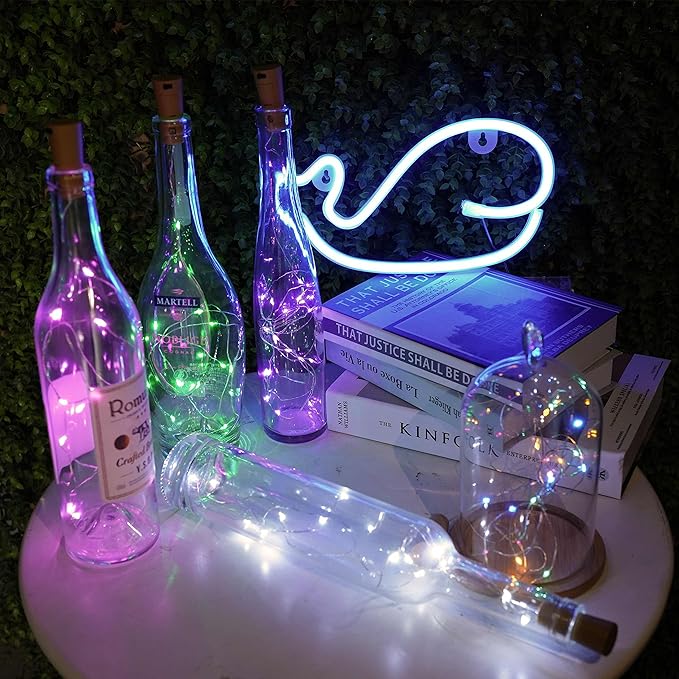 20 LED Wine Bottle Lights with Cork, 15 Pack Battery Operated Cork Shape Fairy - Image 7
