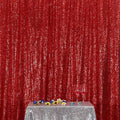 Poise3EHome Red Sequin Backdrop, 5FT x 7FT Sequin Photography Backdrop Curtain by Poise3EHome