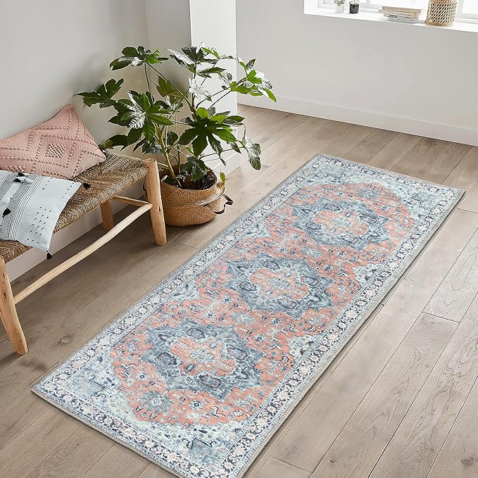 Bloom Rugs Washable Non-Slip 7 ft Runner by BloomRugs