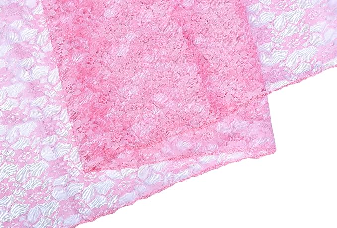 MDS Pack of 10 Wedding 12 x 108 inches Lace Table Runner - Image 4