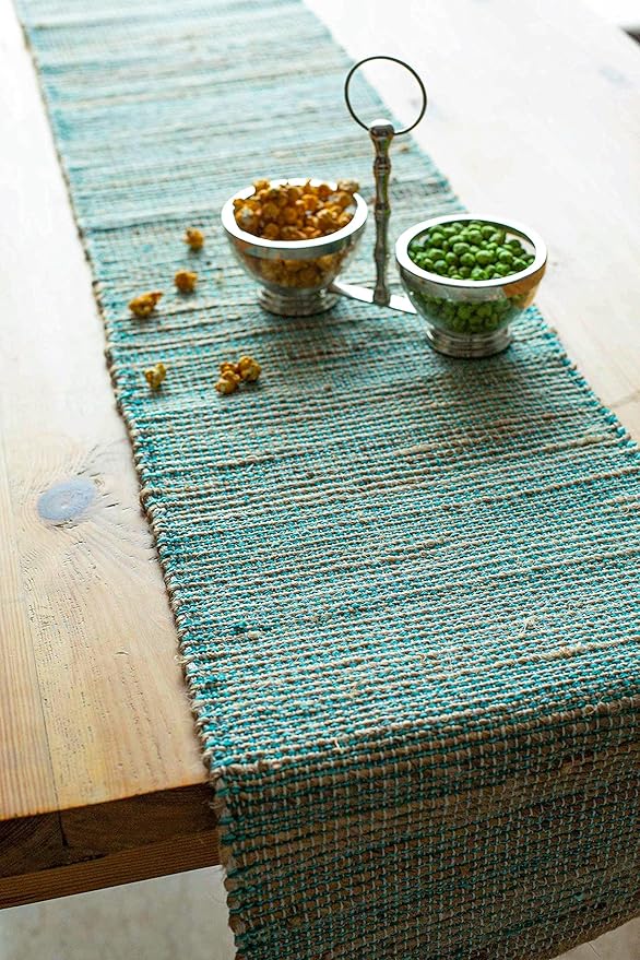 Chardin home Natural Jute Table Runner 13x72 Inch – Vintage Boho Rustic Table - Image 8