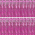 BTSD-home 10 Pack Pink Foil Fringe Curtain, Metallic Photo Booth Backdrop by BTSD-home