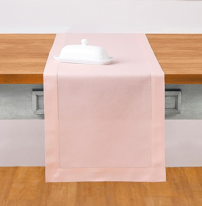 Solino Home Pink Table Runner 108 Inches Long by SolinoHome